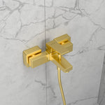 Artema Minimax Square Banyo Bataryası, Fırçalı Altın