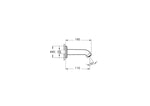 Artema Minimax Round Çıkış Ucu, Soft Altın 