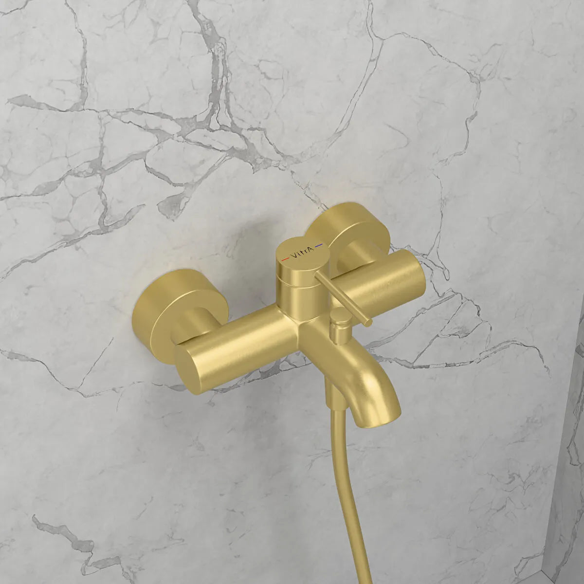 Artema Minimax Round Banyo Bataryası, Fırçalı Altın