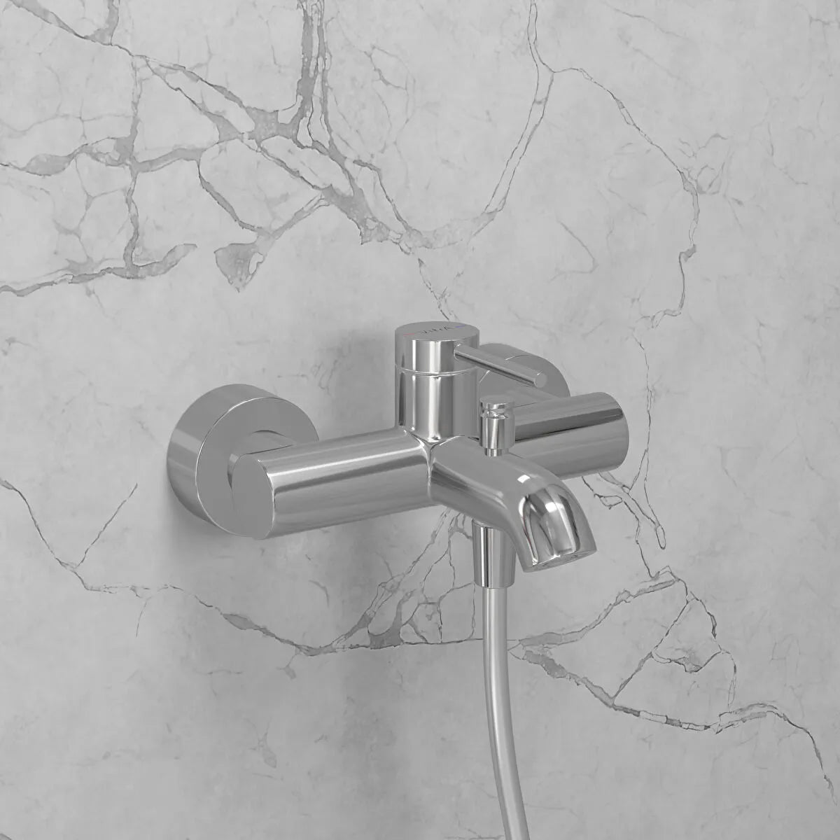 Artema Minimax Round Banyo Bataryası, Parlak Krom