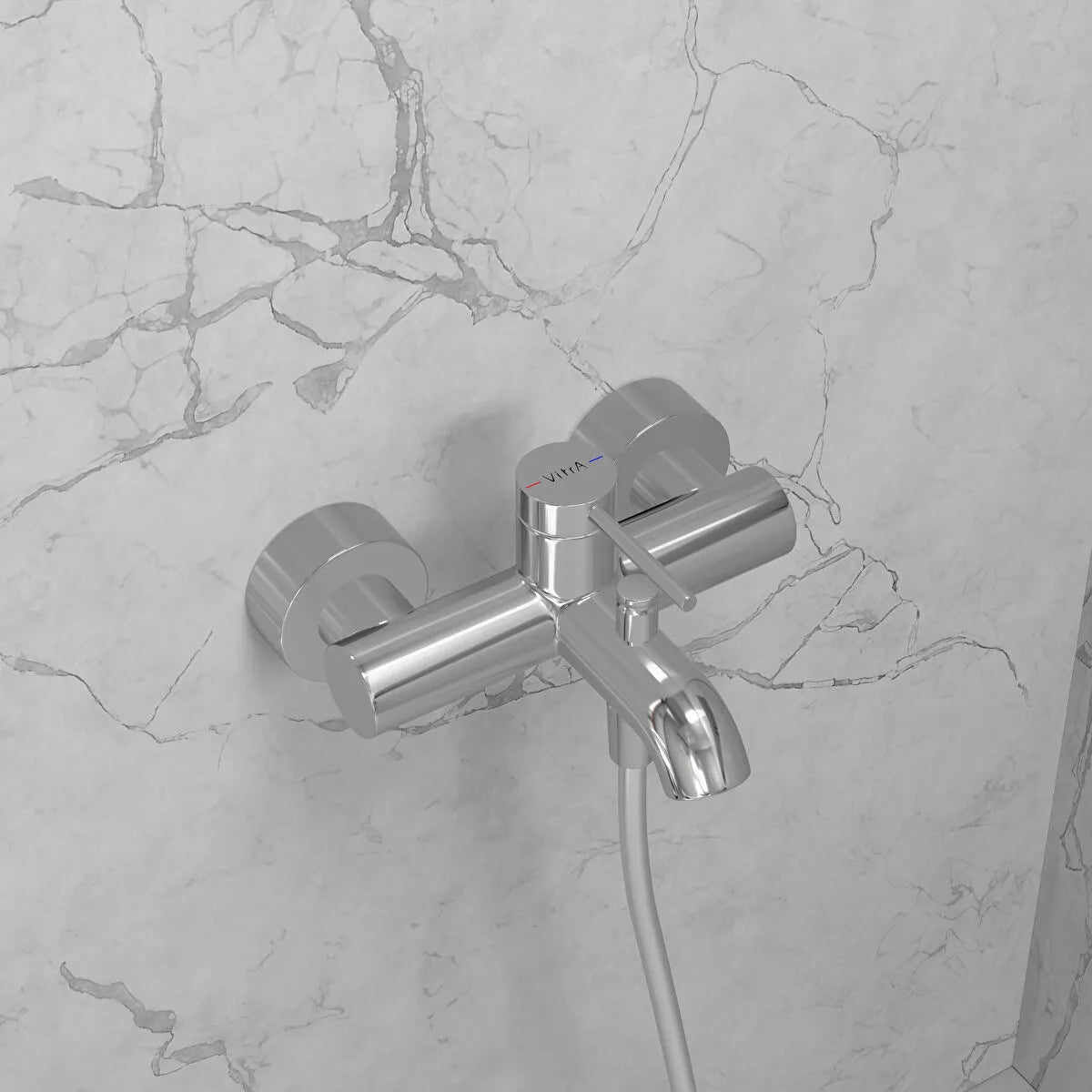 Artema Minimax Round Banyo Bataryası, Parlak Krom