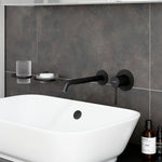Artema Minimax Round Ankastre Lavabo Bataryası (Uzun), Mat Siyah