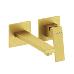 Artema Minimax Square Ankastre Lavabo Bataryası (Uzun) (Sıva Üstü Grubu), Fırçalı Altın