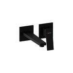 Artema Minimax Square Ankastre Lavabo Bataryası (Uzun) (Sıva Üstü Grubu), Mat Siyah