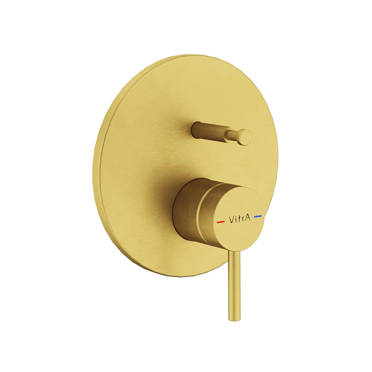 Artema Minimax Round Ankastre Mekanik Banyo Bataryası, Minibox, Fırçalı Altın