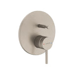 Artema Minimax Round Ankastre Mekanik Banyo Bataryası, Minibox, Fırçalı Nikel