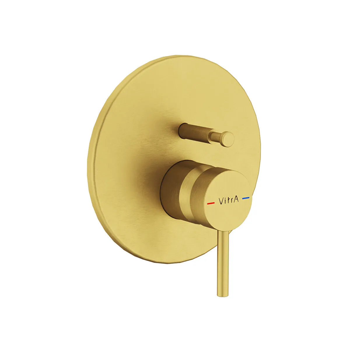 Artema Minimax Round Ankastre Mekanik Banyo Bataryası (V-Box) (Sıva Üstü Grubu), Fırçalı Altın