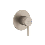 Artema Minimax Round Ankastre Mekanik Duş Bataryası (Minibox), Fırçalı Nikel