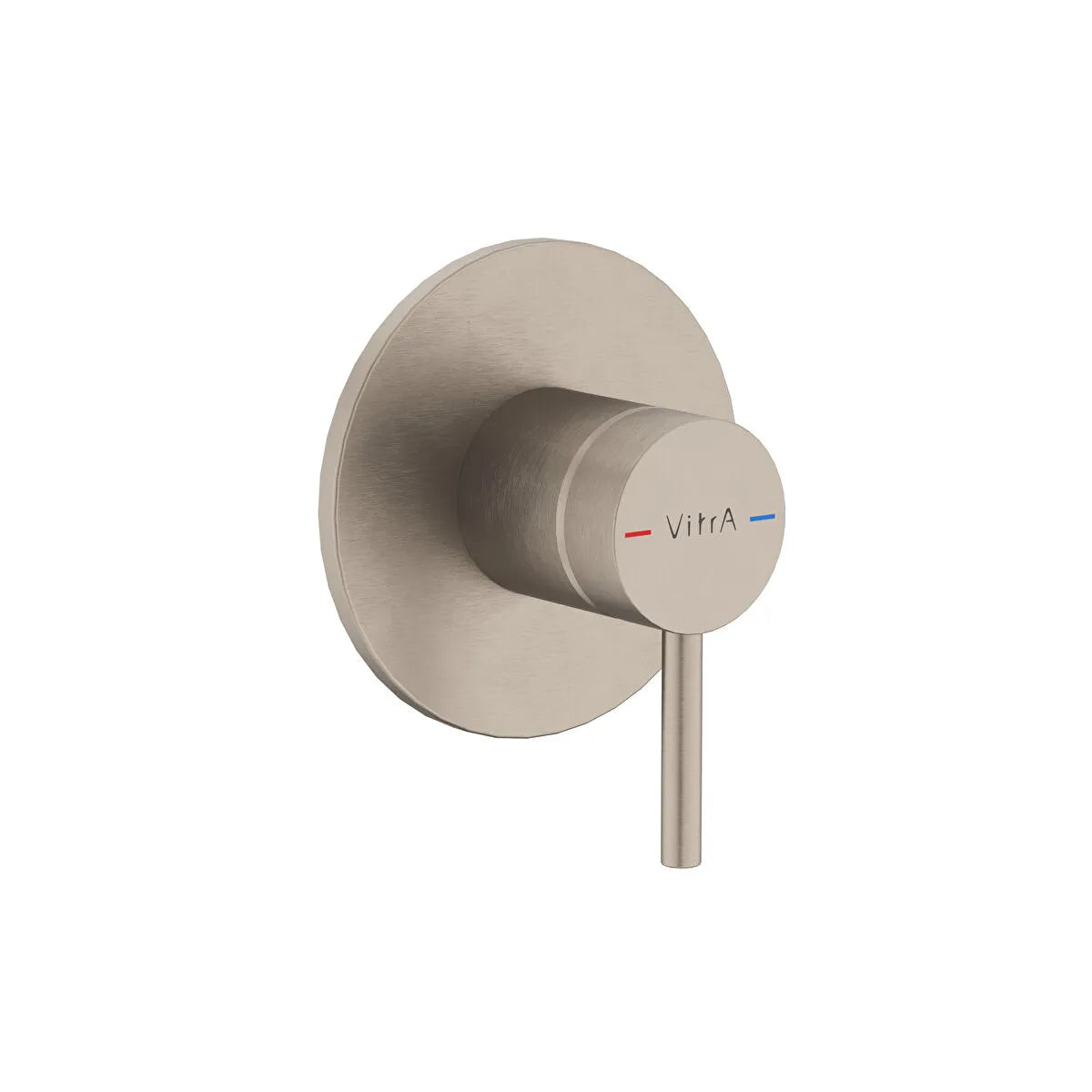 Artema Minimax Round Ankastre Mekanik Duş Bataryası (Minibox), Fırçalı Nikel