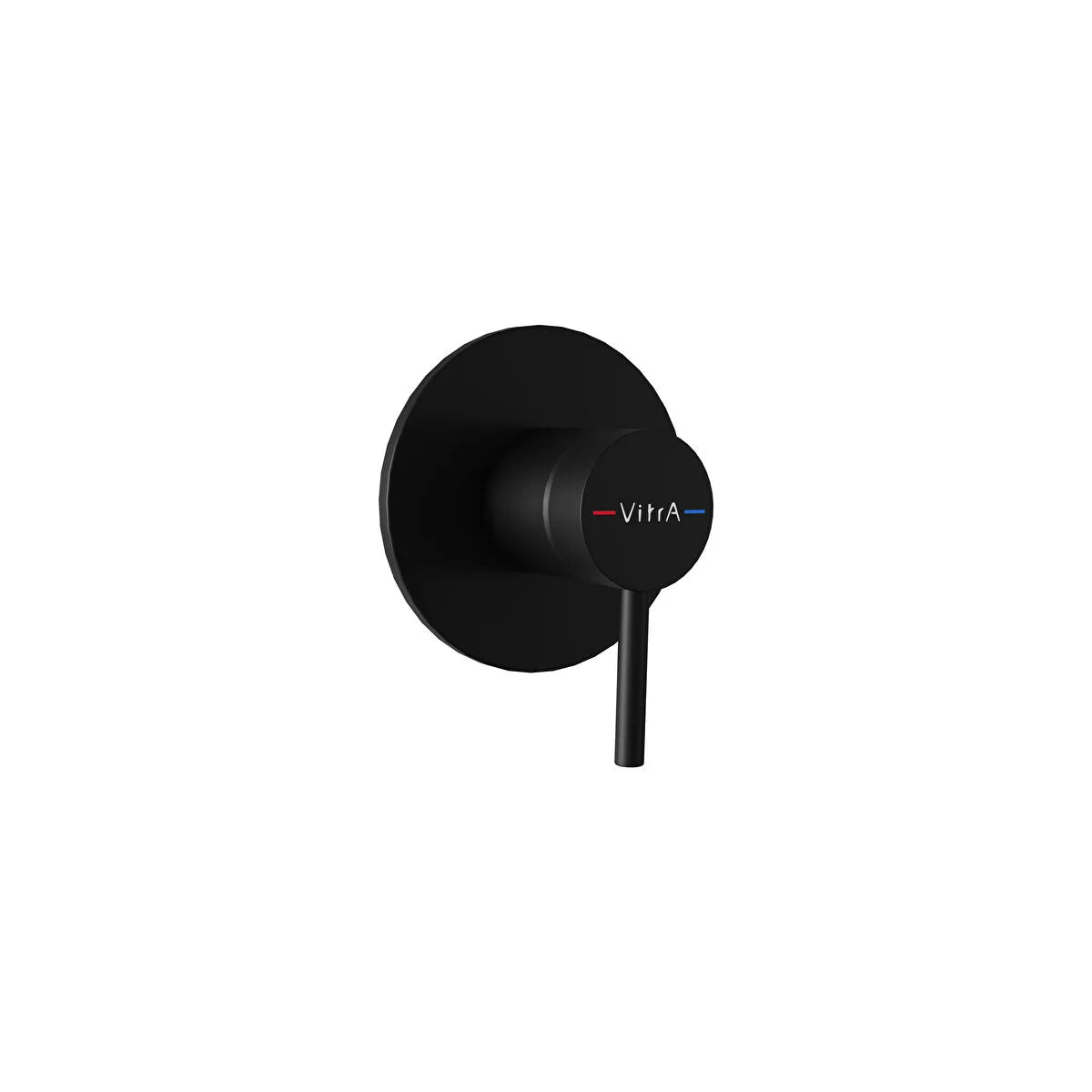 Artema Minimax Round Ankastre Mekanik Duş Bataryası (Minibox), Mat Siyah