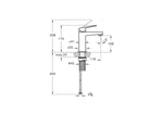 Artema Minimax Square Lavabo Bataryası, Parlak Krom
