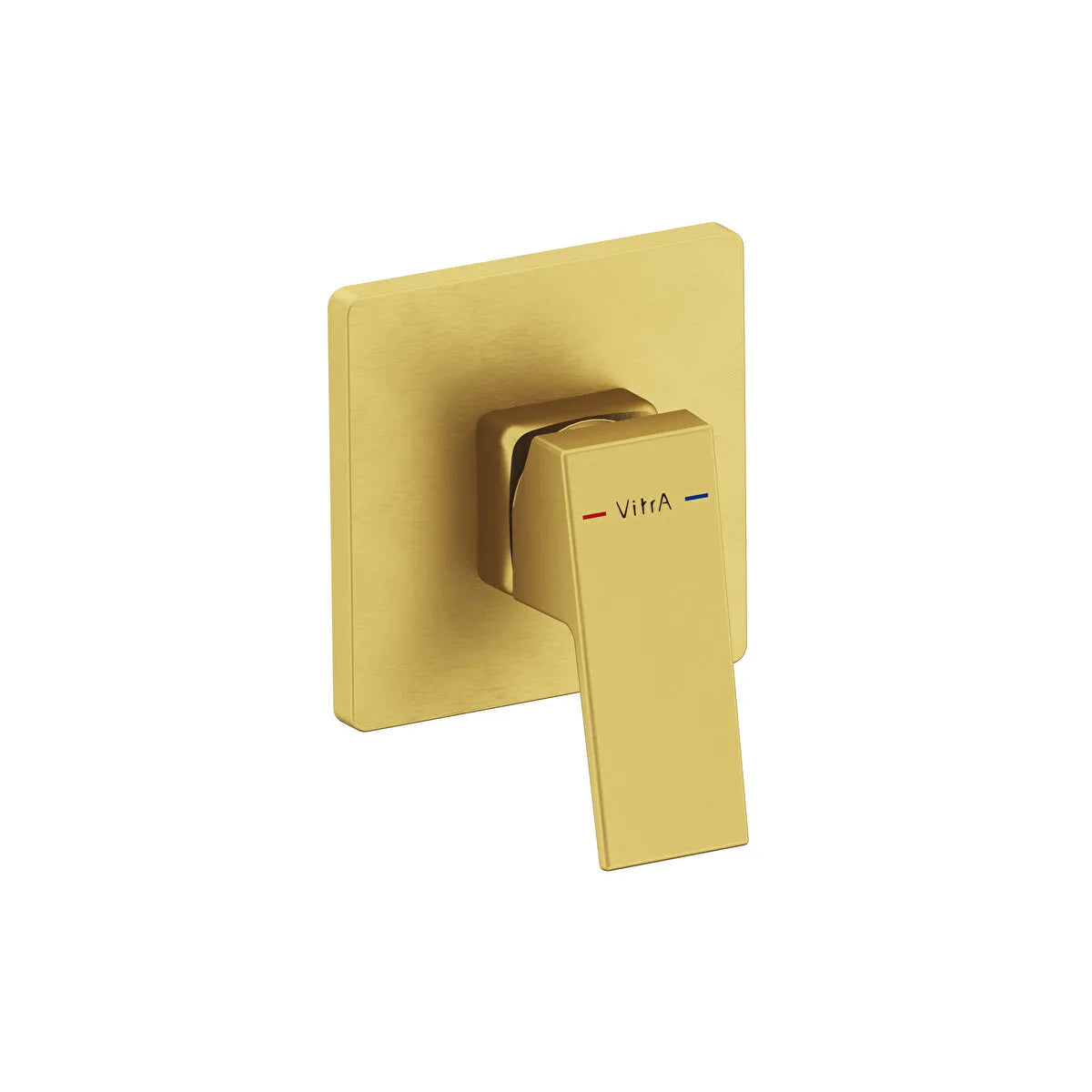 Artema Minimax Square Ankastre Duş Bataryası (Minibox) (Sıva Üstü Grubu), Fırçalı Altın