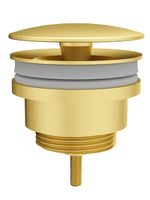 Artema Lavabo Yuvarlak Süzgeci (Universal-Sabit), Fırçalı Altın