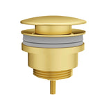 VitrA Origin Classic Lavabo Yuvarlak Süzgeci Universal (Basmalı), Fırçalı Altın