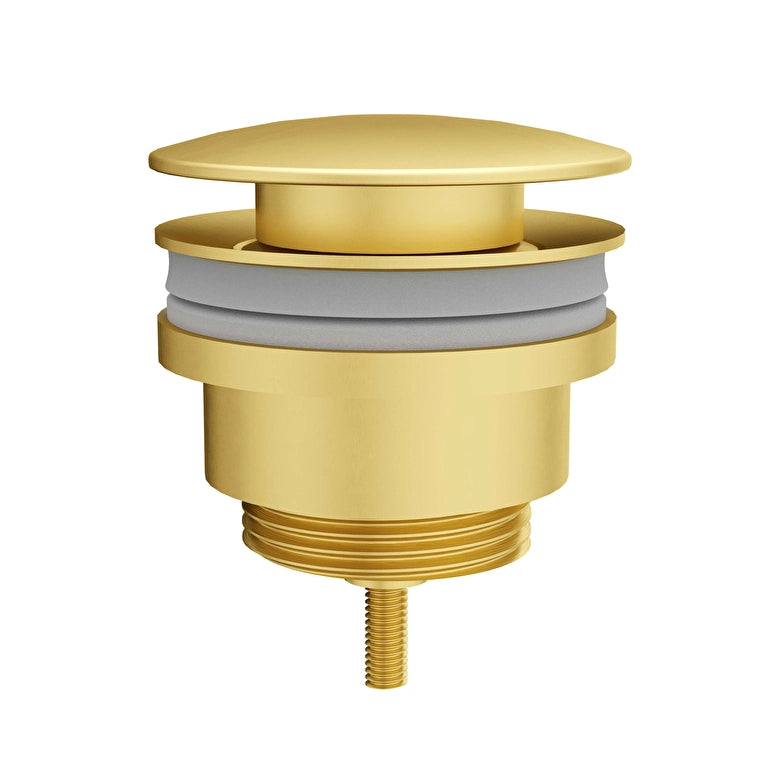 VitrA Origin Classic Lavabo Yuvarlak Süzgeci Universal (Basmalı), Fırçalı Altın