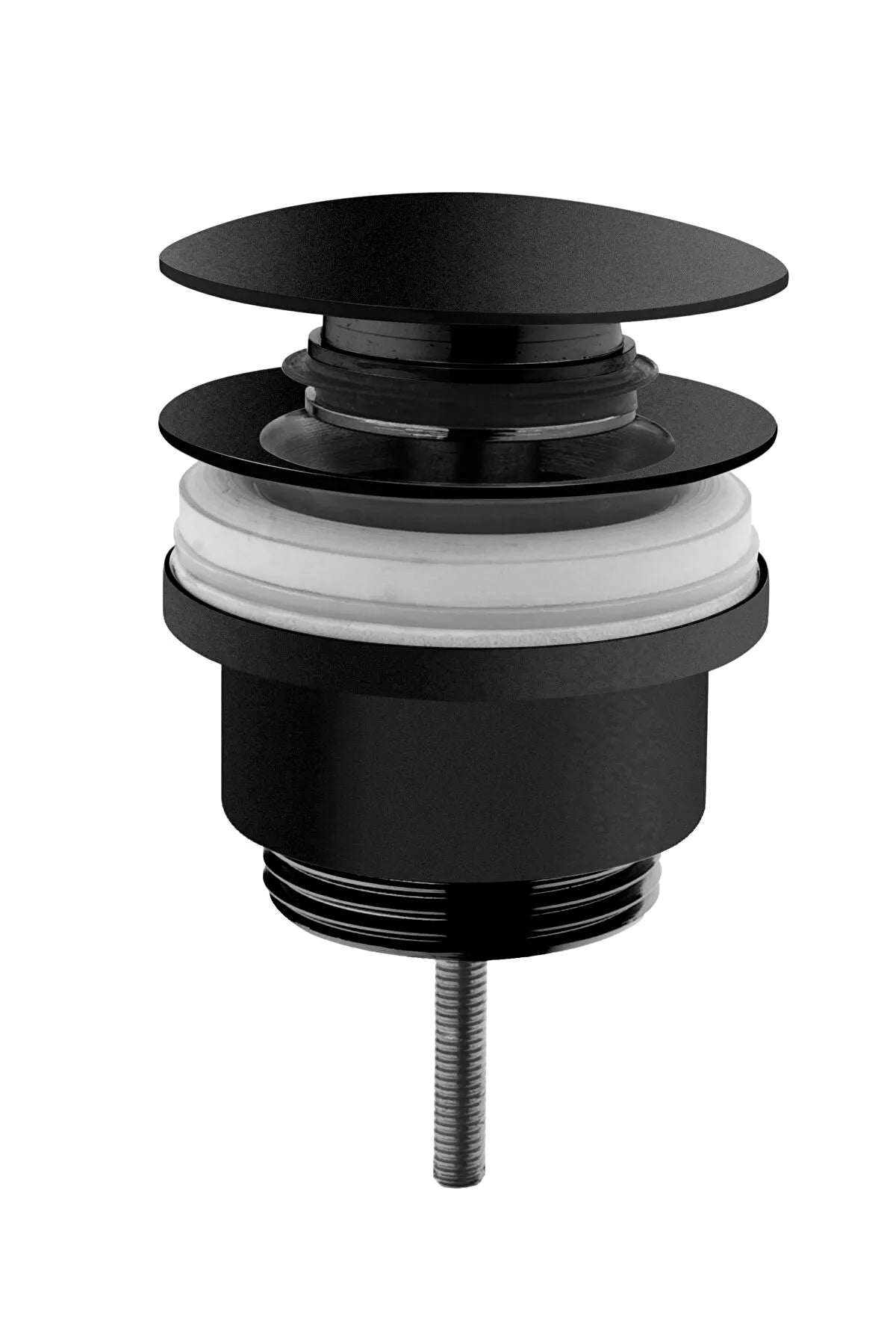 VitrA Origin Classic Lavabo Yuvarlak Süzgeci Universal (Basmalı), Mat Siyah