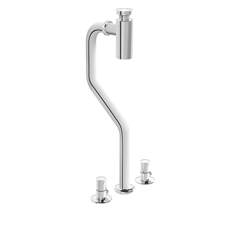 VitrA Origin Monoblok Lavabo Sifonu, Krom