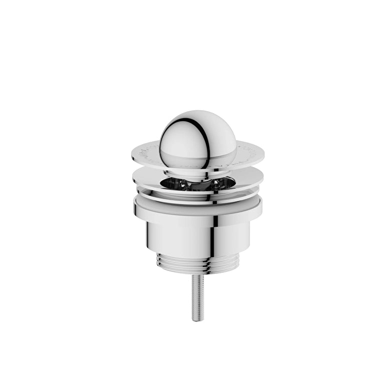 VitrA Liquid Lavabo Yuvarlak Süzgeci, Parlak Krom (Universal-Sabit