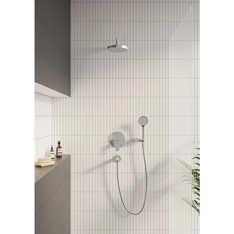Artema Base Round Duş Başlığı 1F (200 Mm), Parlak Krom