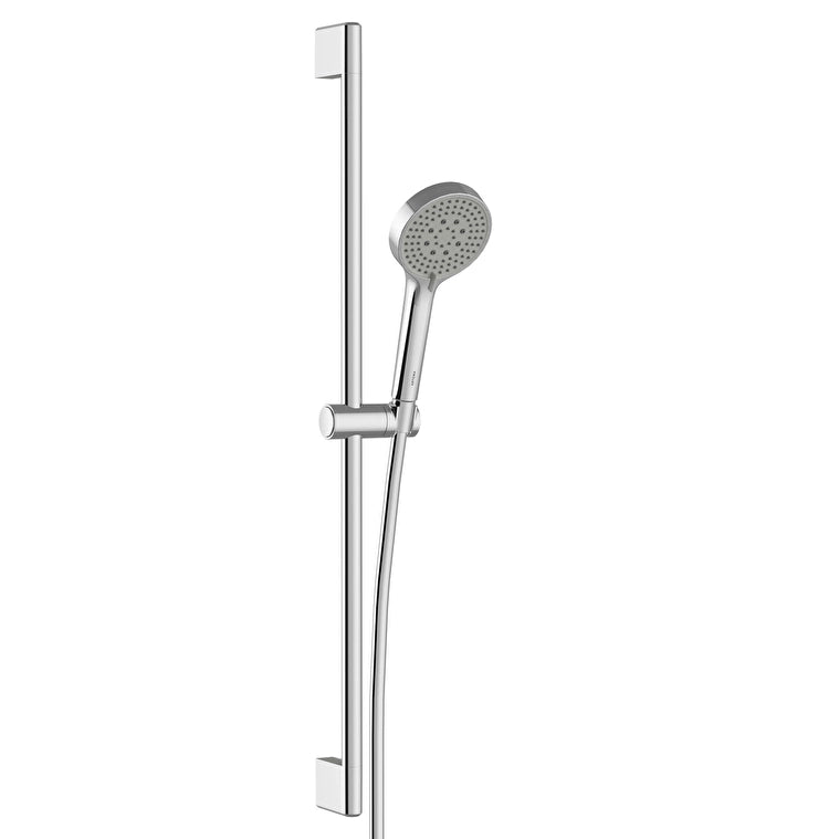 Artema Base Round Sürgülü El Duşu Takımı 3F (100 Mm), Parlak Krom