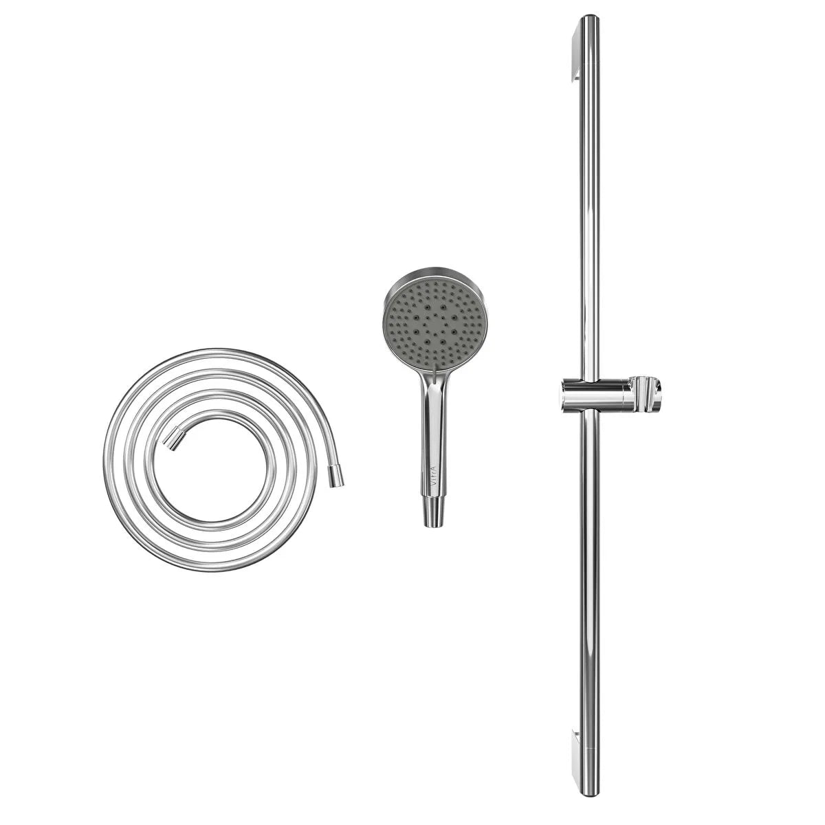 Artema Base Round Sürgülü El Duşu Takımı 3F (100 Mm), Parlak Krom