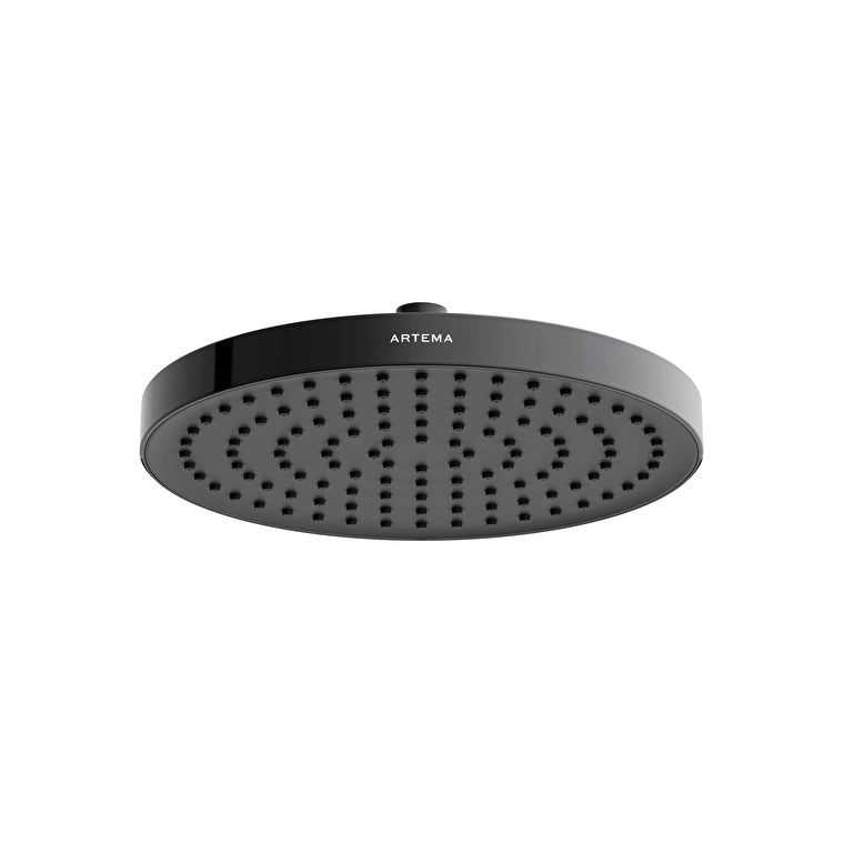VitrA Core Round Duş Başlığı 1F (250 Mm), Parlak Siyah