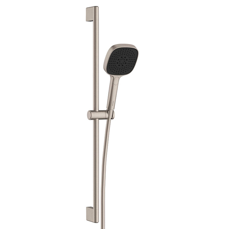 VitrA Core Square Sürgülü El Duşu Takımı 3F (120 Mm), Fırçalı Nikel