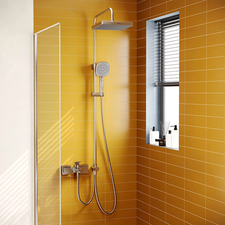 Artema Core Square 250 Duş Kolonu, Parlak Krom