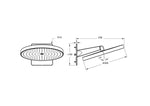 VitrA Prime Round Duş Başlığı (2F) (300 Mm), Soft Altın 