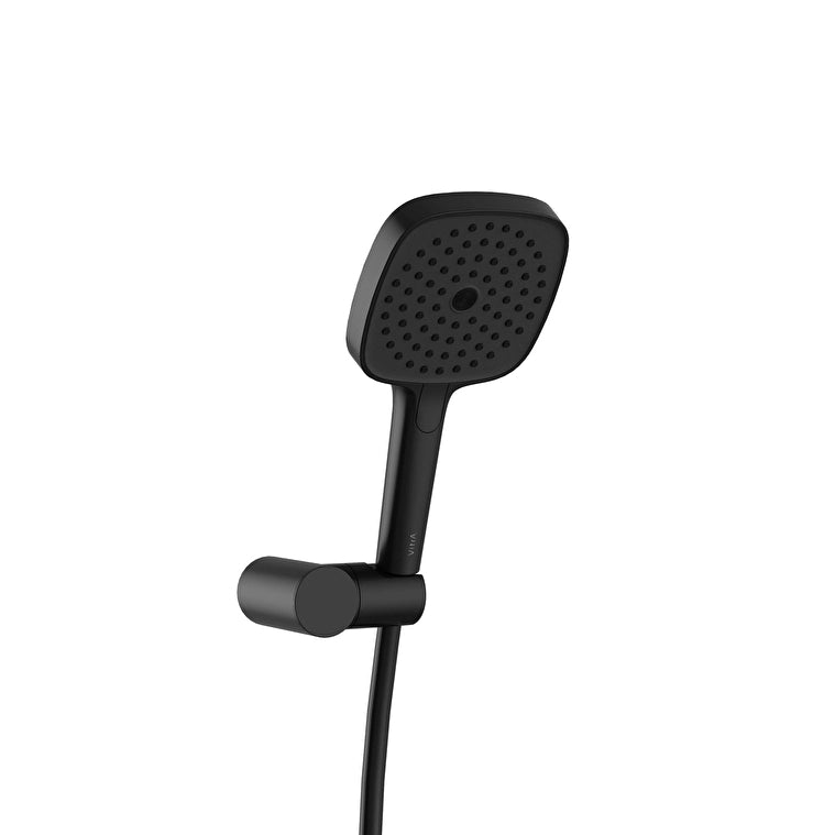 Artema Prime Square El Duşu Takımı 3F (130 Mm), Mat Siyah