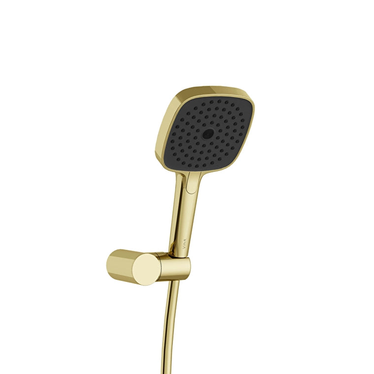 Artema Prime Square El Duşu Takımı 3F (130 Mm), Soft Altın 