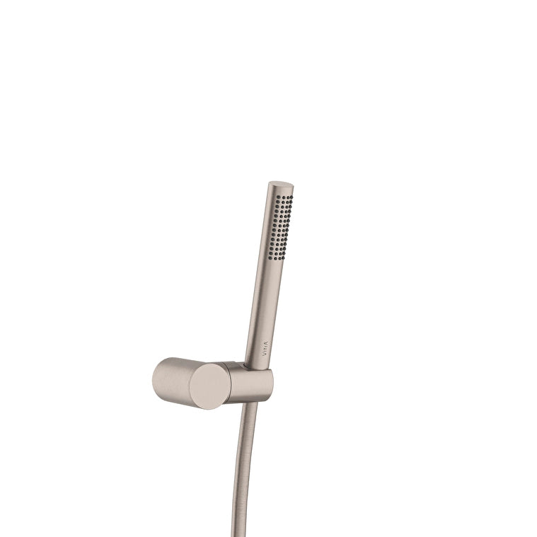 Artema Prime Round Stick El Duşu Takımı, Fırçalı Nikel