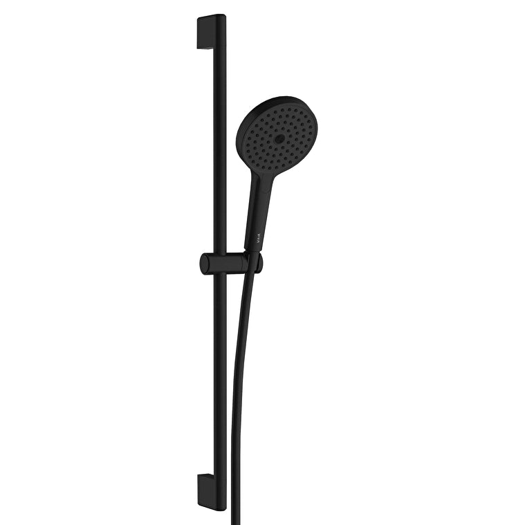 VitrA Prime Round Sürgülü El Duşu Takımı 3F (130 Mm), Mat Siyah