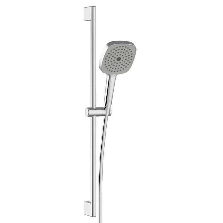 VitrA Prime Square Sürgülü El Duşu Takımı 3F (130 Mm), Parlak Krom