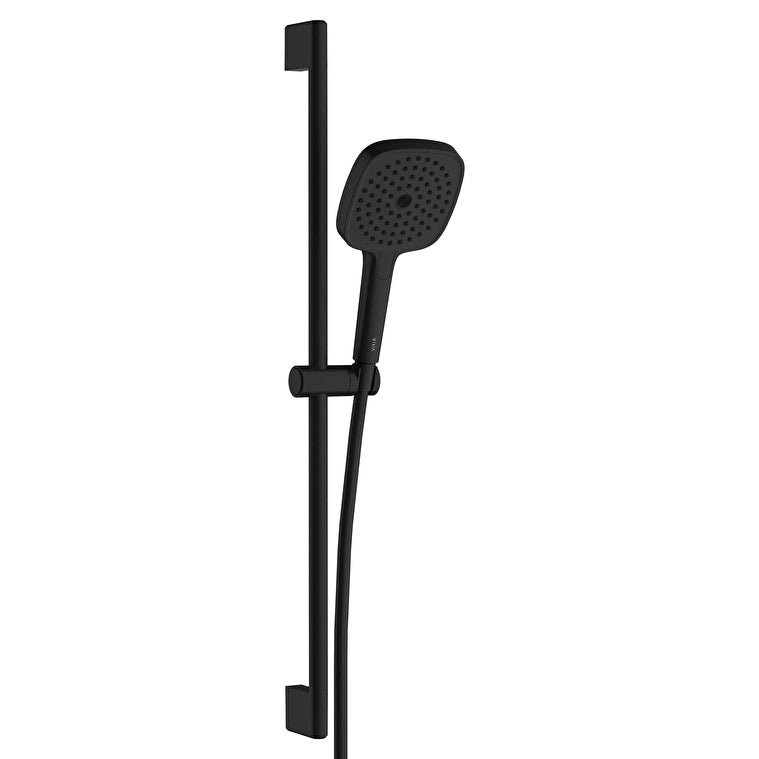 VitrA Prime Square Sürgülü El Duşu Takımı 3F (130 Mm), Mat Siyah
