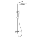 Artema Aquaheat Joy Square 200 Banyo Bataryalı Duş Sistemi, Parlak Krom