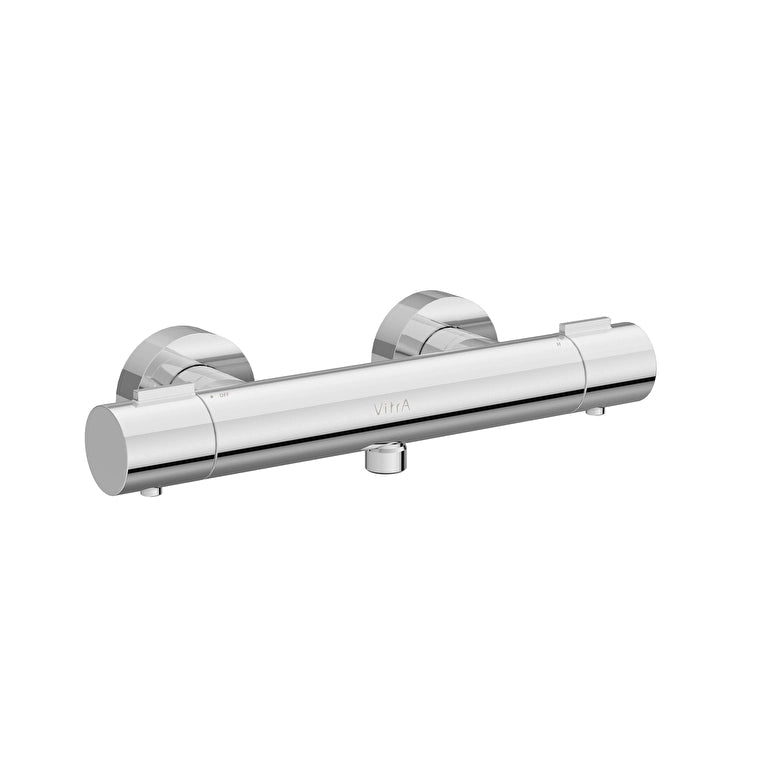 Artema Base Round Termostatik Duş Bataryası, Parlak Krom