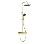 Artema Core Round 250 Termostatik Banyo Bataryalı Duş Sistemi, Soft Altın 