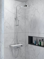 Artema Core Round 250 Termostatik Banyo Bataryalı Duş Sistemi, Parlak Krom