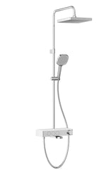 Artema Core Square 250 Termostatik Banyo Bataryalı Duş Sistemi, Parlak Krom