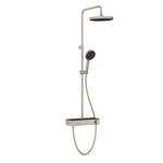Artema Core Round 250 Termostatik Duş Bataryalı Duş Sistemi, Fırçalı Nikel