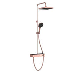 Artema Core Square 250 Termostatik Duş Bataryalı Duş Sistem, Soft Bakır