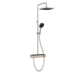 Artema Core Square 250 Termostatik Duş Bataryalı Duş Sistem, Fırçalı Nikel