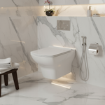 Bien Dor Rimless Asma Klozet Seti 50 cm, Parlak Beyaz