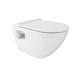 Bien Nicole Rimless Asma Klozet Seti 50 cm, Parlak Beyaz