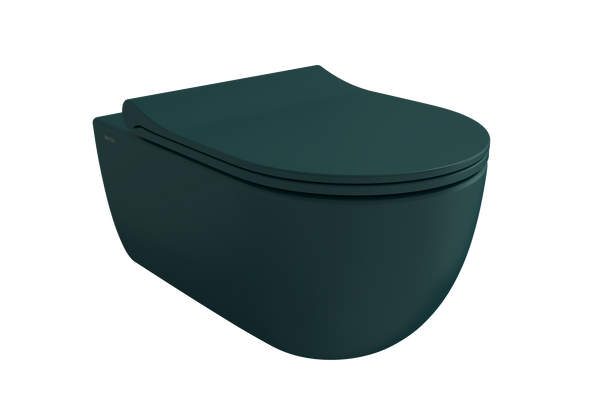 Bocchi V Tondo Rimless Asma Klozet Mat Petrol Mavisi