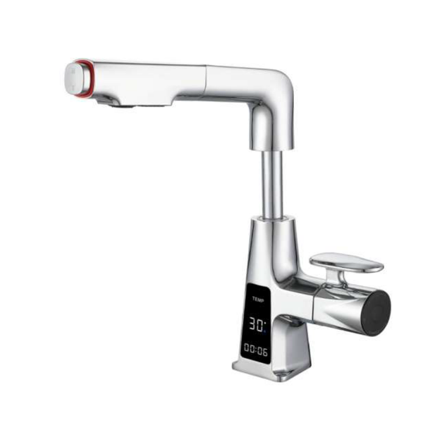 fleko-ligth-dijital-krom-lavabo-bataryasi