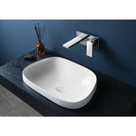 VitrA Frame Yarım Tezgahüstü Lavabo, Tv Shape, 55x39 cm