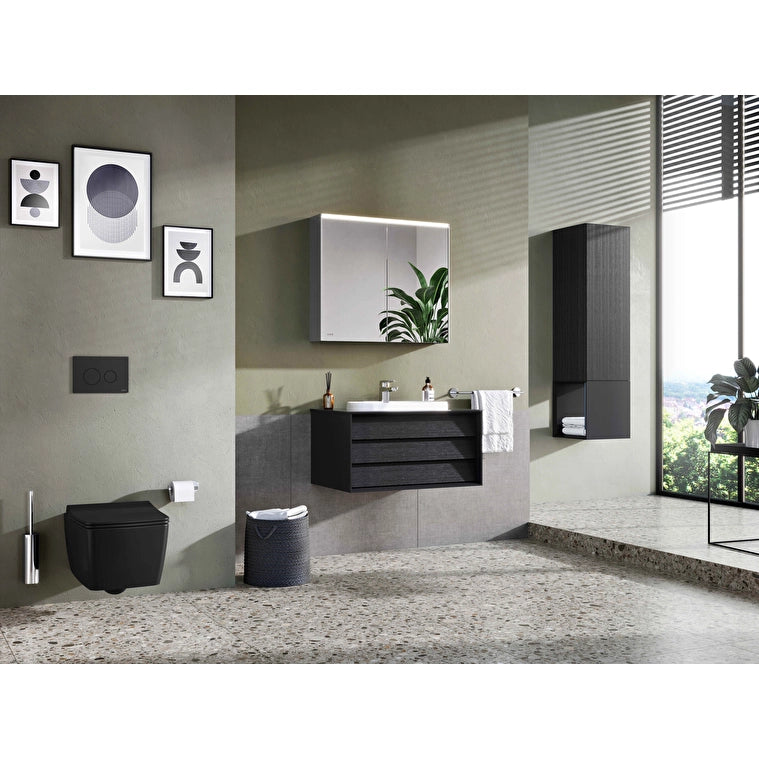 VitrA Frame Yarım Tezgahüstü Lavabo, Tv Shape, 57x39 cm