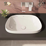 VitrA Frame Yarım Tezgahüstü Lavabo, Tv Shape, 55x39 cm